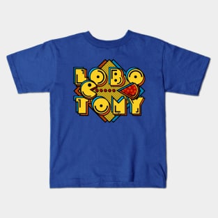 pac man pizza attack Kids T-Shirt